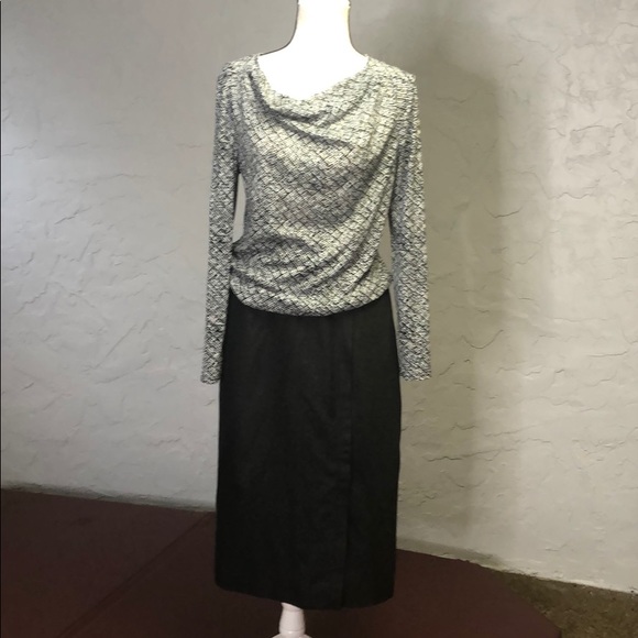 Dark Grey in color, PAT BARRIE LTD, 2-pc skirt set - Picture 2 of 5